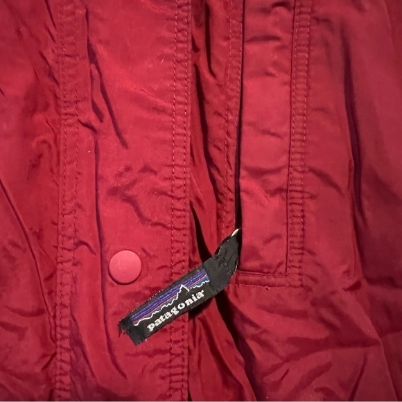 Patagonia Women's Parka Jacket Red Burgundy Size Small Mid Length Insulated coat - Picture 12 of 12